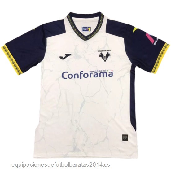 Nuevo Tailandia 2ª Camiseta Hellas Verona 24/25 Blanco Azul Baratas